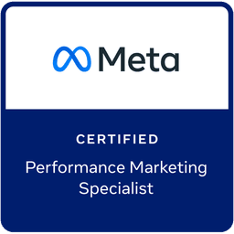 Meta Certified AI and Performance Marketing Specialist badge